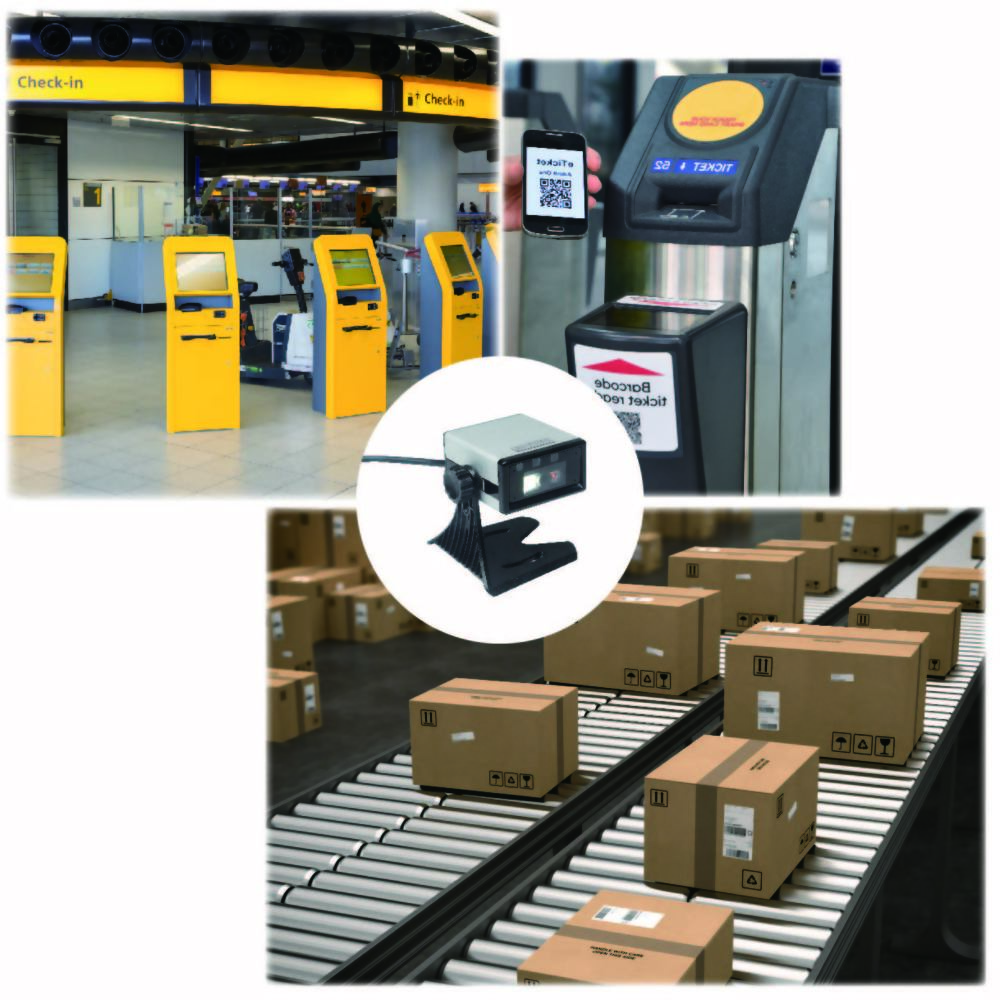 FS5020J, 2D Fixed-mount scanner can be applied in production line, KIOSK, Price checker.