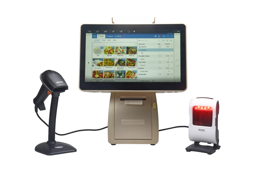 S6302N, escáner 2D de mano y escáner de código de barras 2D omnidireccional son los mejores accesorios para dispositivos de punto de venta.