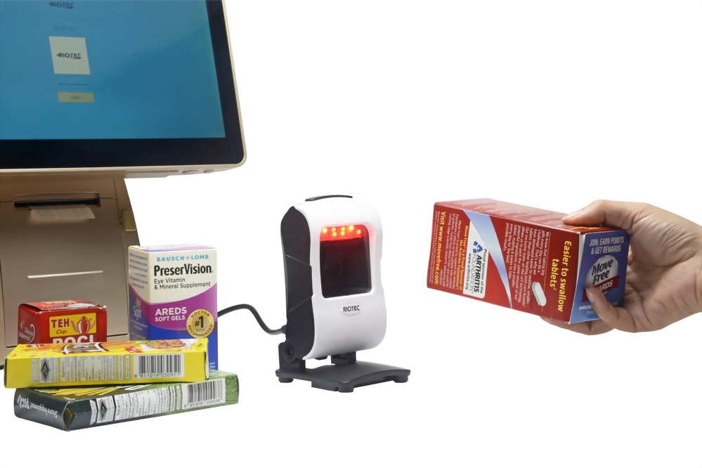 OM7520M, Desktop 2D barcode scanner, 2D QR code reader