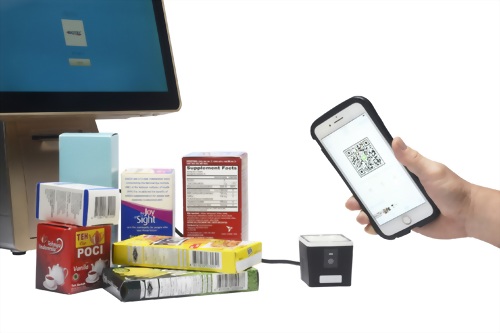 Stationary barcode scanner