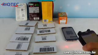 Mobile Barcode Scanner DC9277L Downward angle