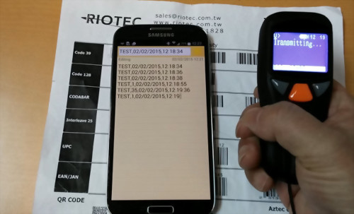 Pocket Barcode Scanner iDC9607A with LCD display 1