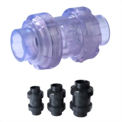 pvc true union ball check valve