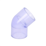13-02-03-clear 45 Degree Elbow (SxS)