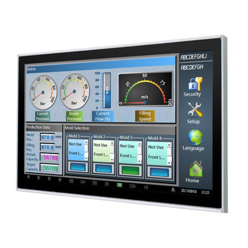 SECC Steel IP54 Industrial Touch Monitor - Arestech