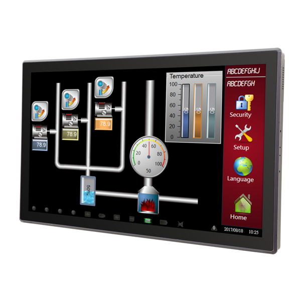 DM-124PW/VM-2100, 24” FHD Modular Touch Monitor