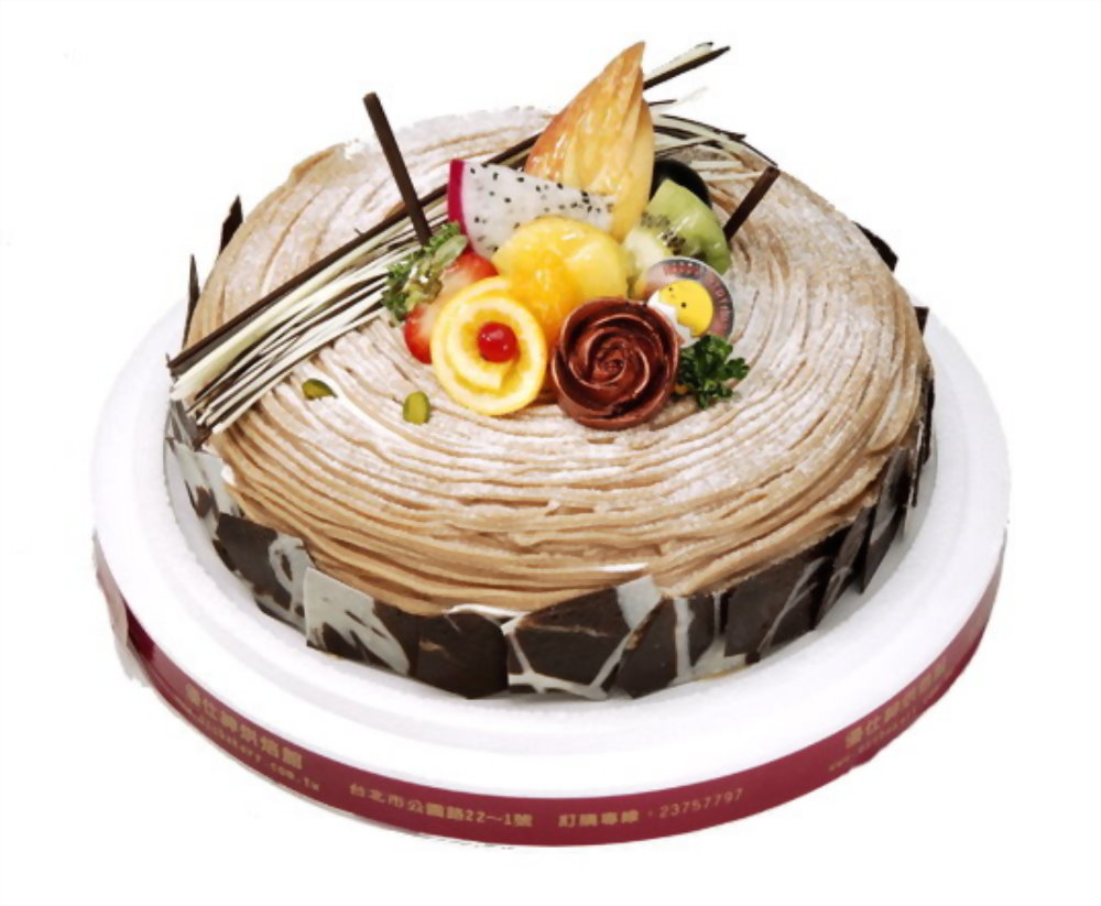 生日蛋糕 | 優仕紳蒙布朗蛋糕