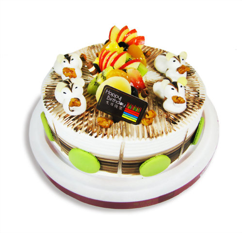 生日蛋糕 | 優仕紳可愛小松鼠蛋糕