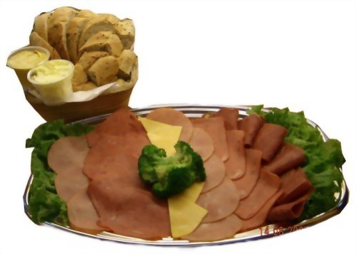 宴會餐點 | 優仕紳什錦火腿拼盤＆養生雜糧麵包