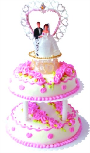 造型蛋糕 | 優仕紳鑽石拍檔雙層蛋糕