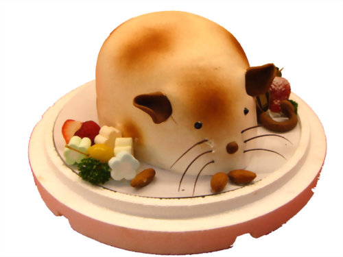 造型蛋糕 | 優仕紳金鼠蛋糕