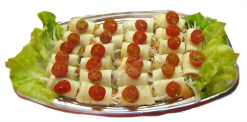 宴會餐點 | 優仕紳煙燻鮭魚捲