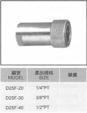 D2SFＤ２式中壓快速接頭