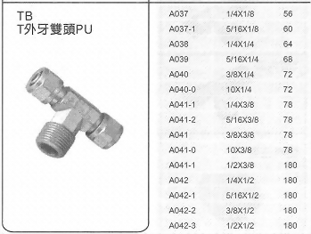 TB-T外牙雙頭PU