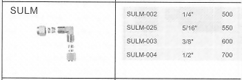 SULM不銹鋼管接頭