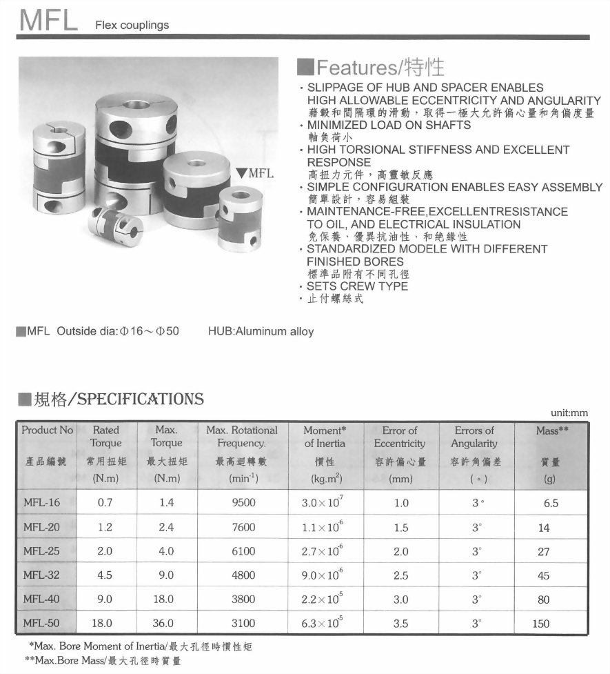 MFL聯軸器