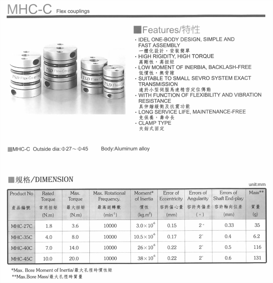 MTC聯軸器