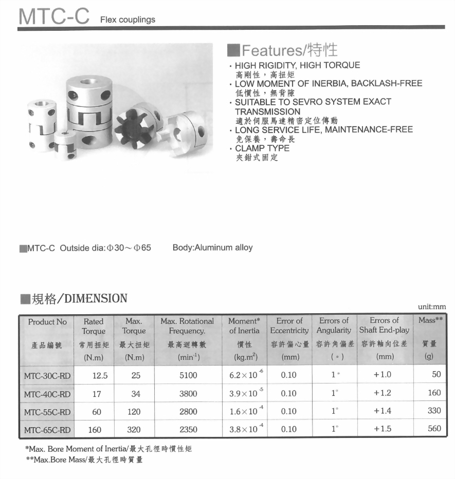 MTC-C聯軸器