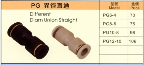 PG異徑直通