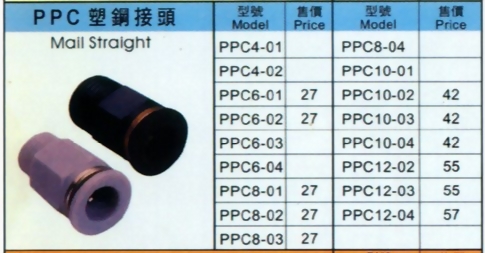 PPC塑鋼接頭