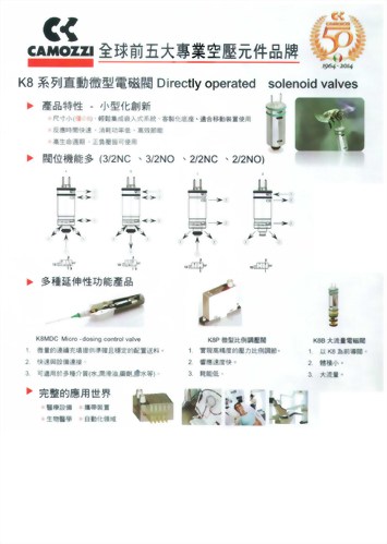 微計量控制電磁閥 K8系列