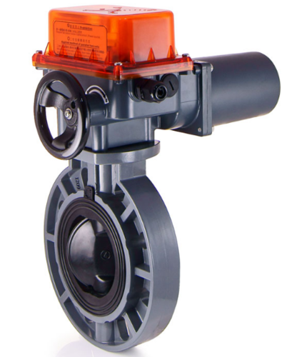 S37-BU電動式塑膠閥(PVC)