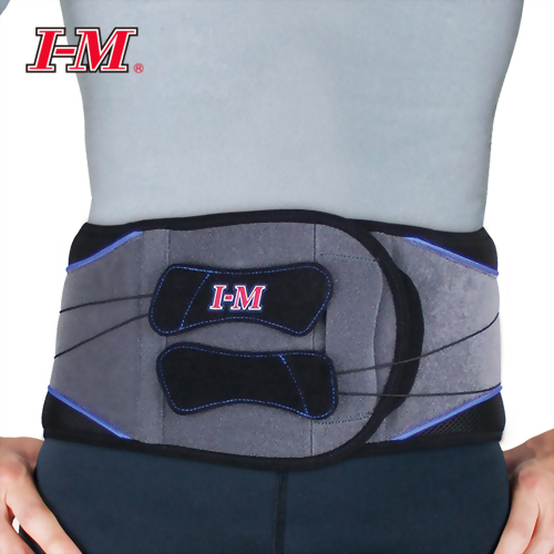 二段式拉繩腰帶(灰)