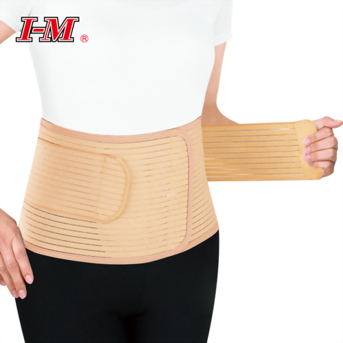 Breathable abdominal binder, fasten free