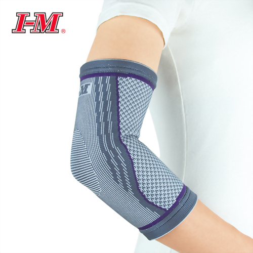 ES-285 菱格條紋護肘(灰/紫)