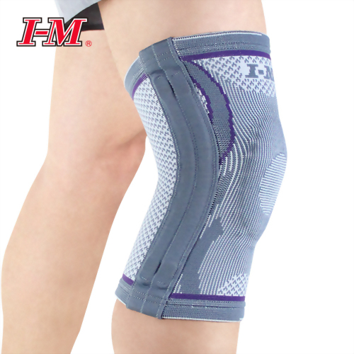 菱格條紋護膝(膠墊+彈簧鐵)