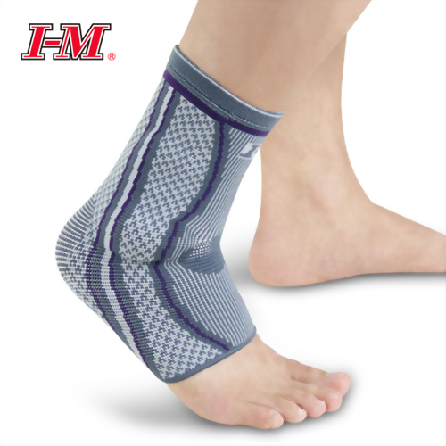 菱格條紋護踝(膠墊)