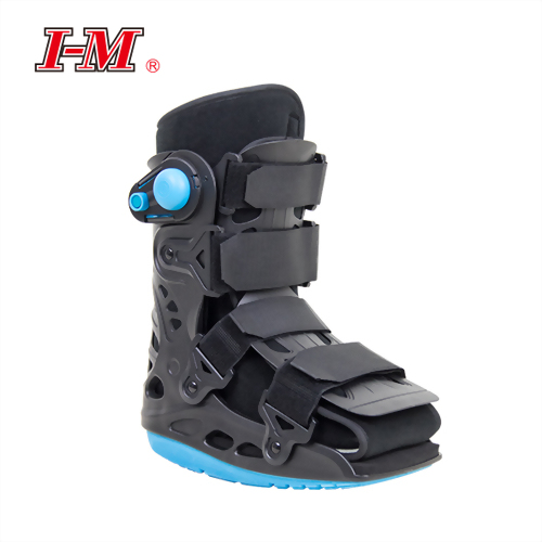 雙充式輕量型支撐鞋(短)黑/藍