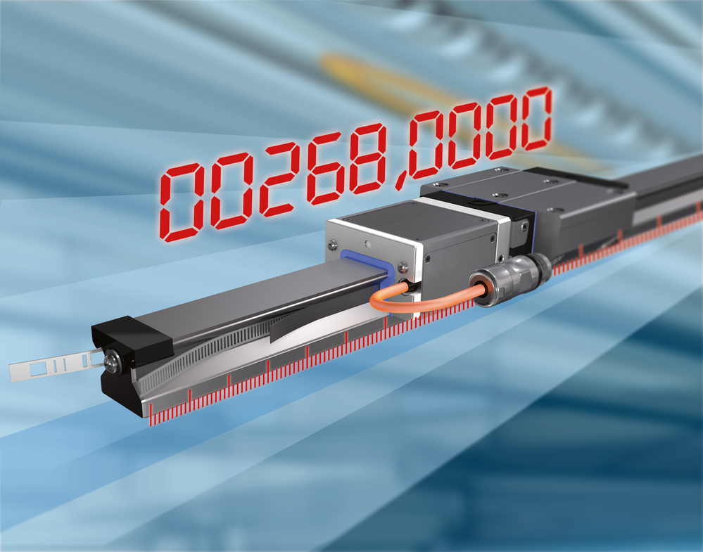 滾柱導軌 - 附鋼製孔蓋和內製測量刻度［R1806 .5. ..］