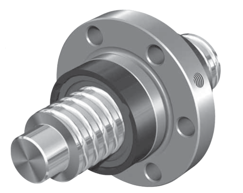 帶轉向蓋的法蘭式單螺母 FBZ-E-S