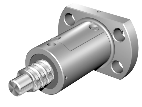 微型法蘭式單螺母FEM-E-B