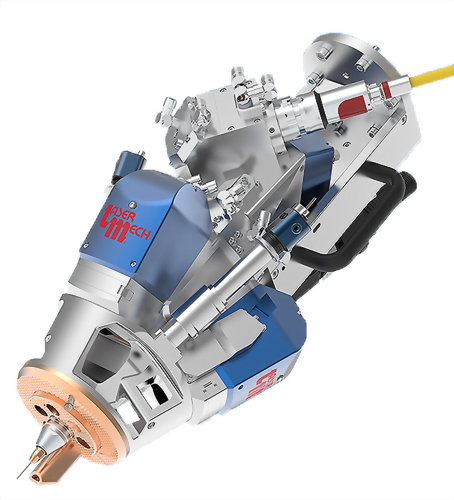 FiberWELD DH 中央送線熔覆頭