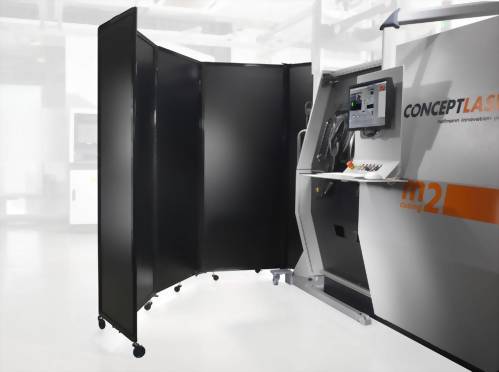 雷射防護檔板布簾