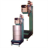 AUTOMATIC WEIGHING FILLING AND PACKING MACHINE FOR LIQUID BY MICRO-COMPUTER
