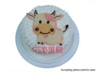 小牛造型蛋糕