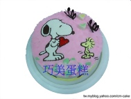 史奴比+塔克造型蛋糕