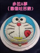 多拉A夢(圓頭吐舌)造型蛋糕