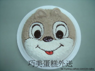 奇奇或蒂蒂造型蛋糕
