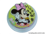 歡樂米妮(2D)造型蛋糕