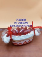 草莓蛋糕糖果造型盒