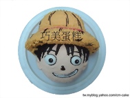 魯夫(頭)造型蛋糕