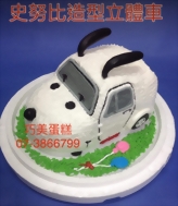 史努比造型立體車