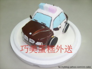 警車造型蛋糕