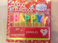 happy birthday蠟燭