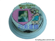 相片+蒂蒂造型蛋糕