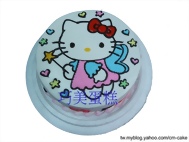 蝴蝶KITTY造型蛋糕